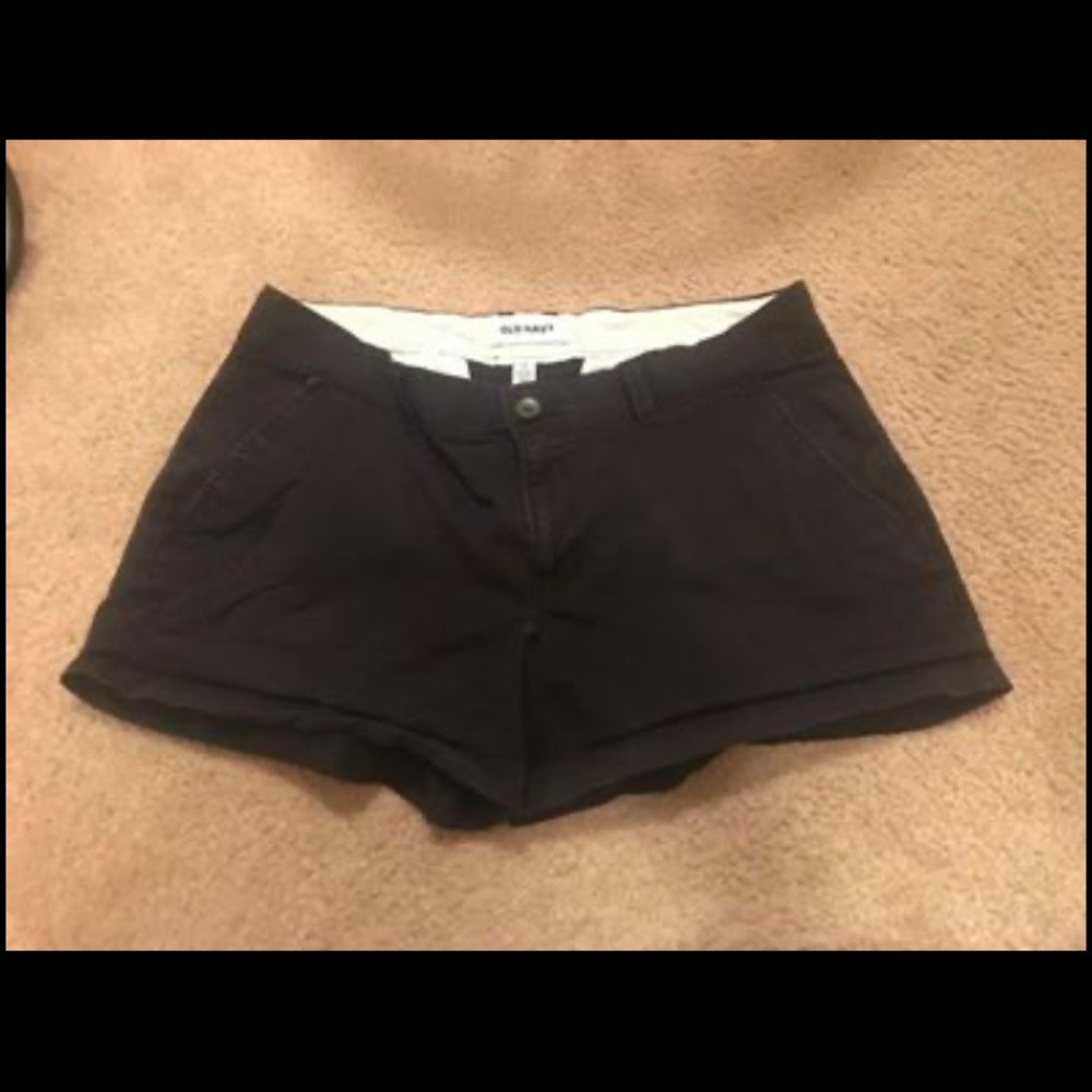 Women Old Navy Size 12 Black Shorts